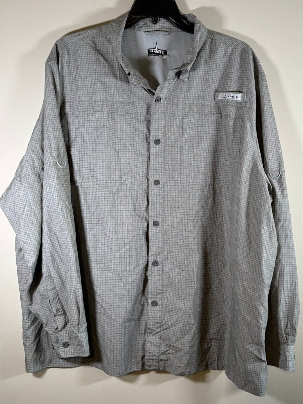 Habit Fishing Shirt 2XL gray